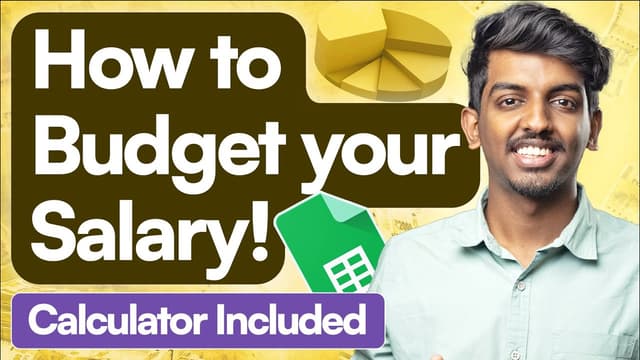 Monthly Budget Planner