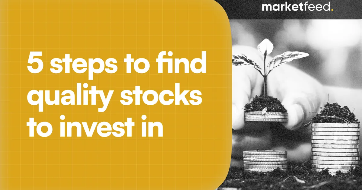 5 Best Steps to Find Quality Stocks in India