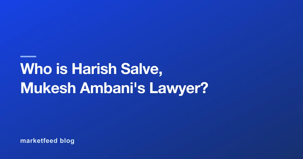 Who is Harish Salve, Mukesh Ambani's Lawyer?