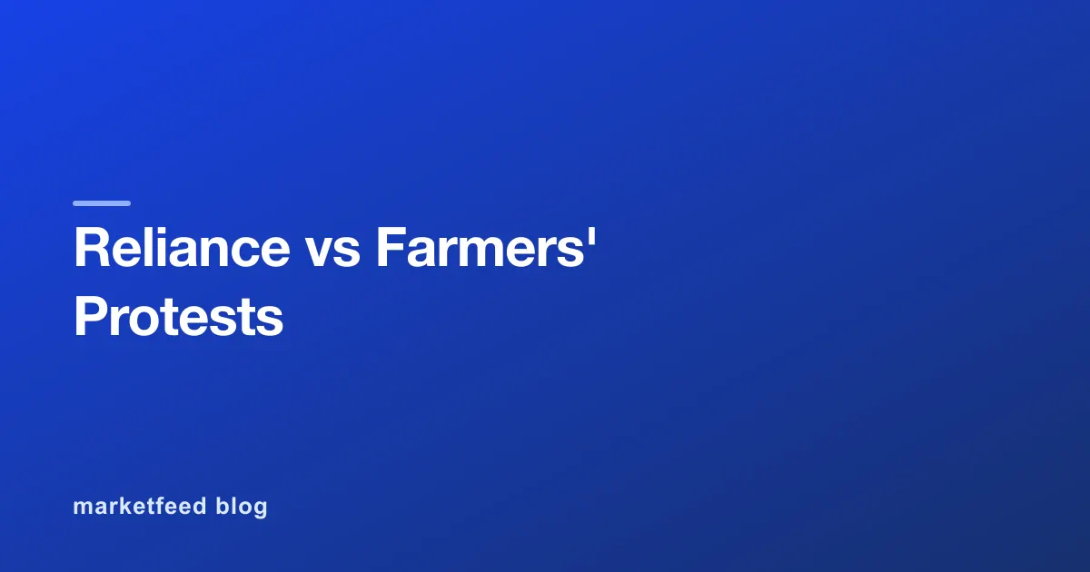Reliance vs Farmers' Protests