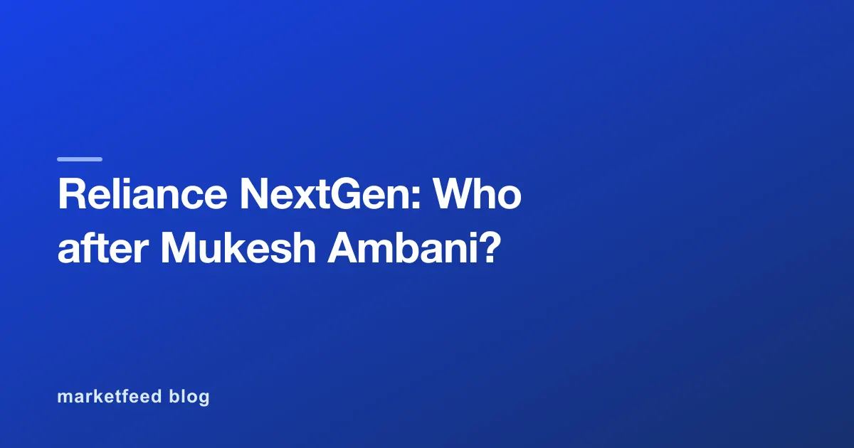 Reliance NextGen: Who after Mukesh Ambani?