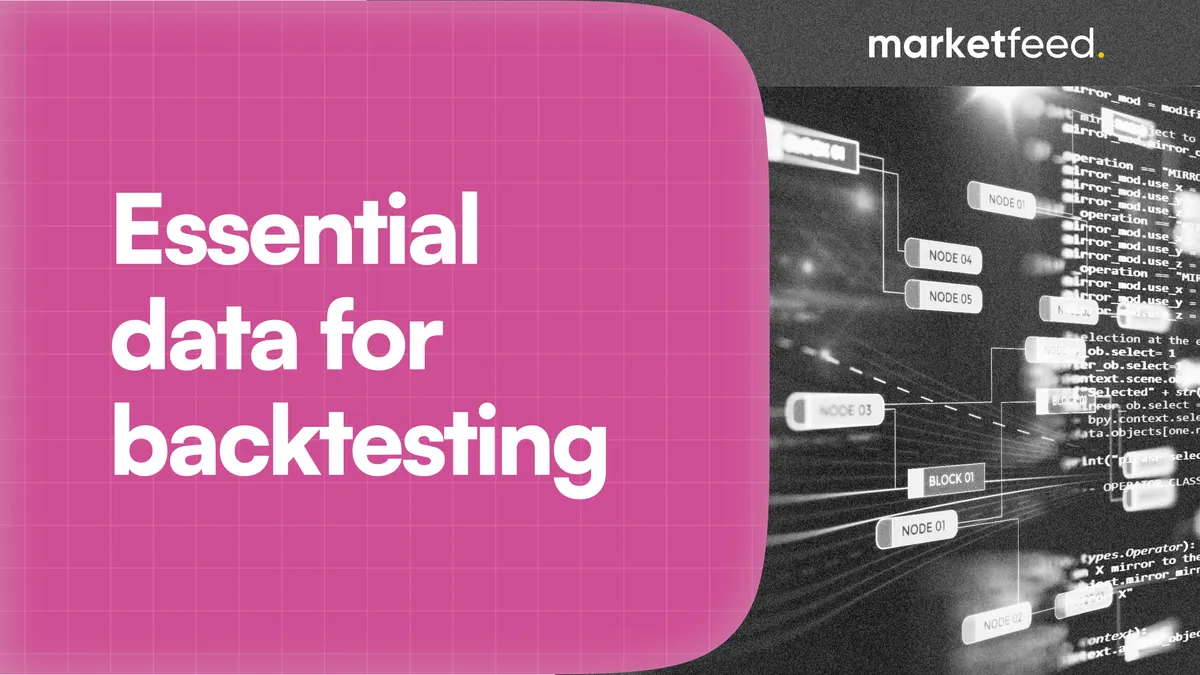 Essential Data for Backtesting in Algo Trading: A Simple Guide