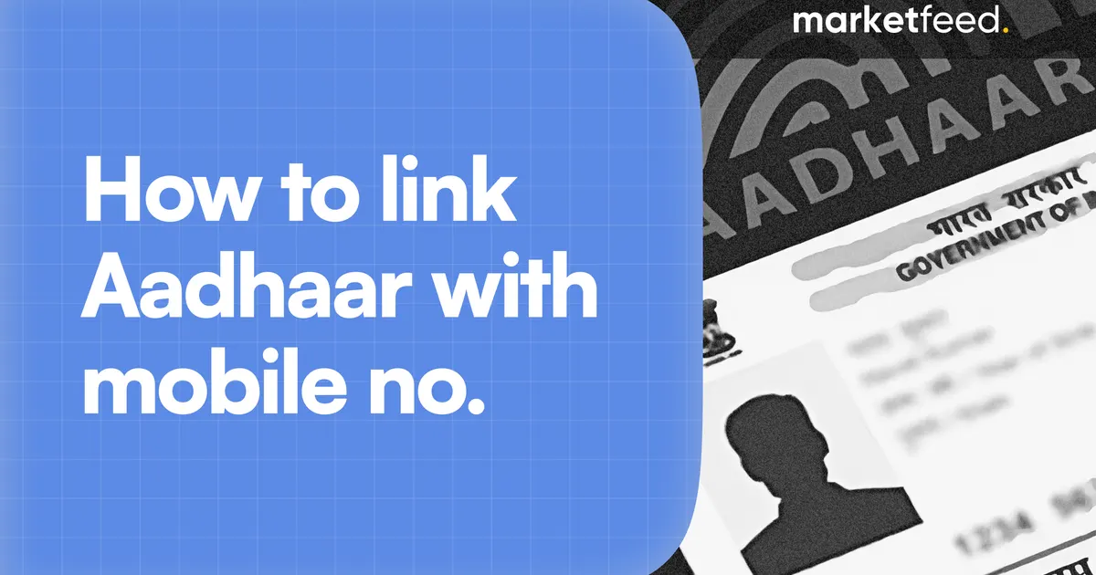 How to Link Aadhaar With Mobile Number/OTP Online?